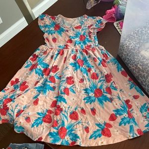 Posh peanut twirl dress 3t strawberries